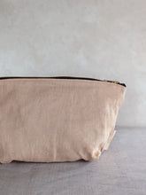 Load image into Gallery viewer, Avocado Dyed Zip Bag - Accessories - The Conscious Sewist - accessories - Make-up bag
