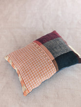 Load image into Gallery viewer, Hand pieced pin cushion - B - The Conscious Sewist - fabric scraps - tools
