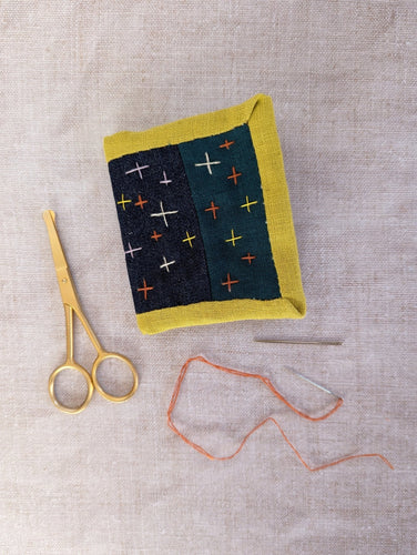Hand Sewn Needle Case - Citrus - The Conscious Sewist - tools -