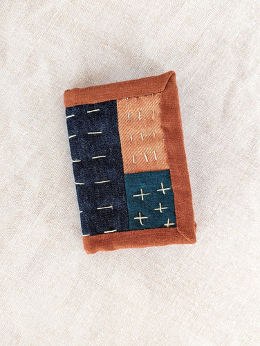 Hand Sewn Needle Case - Rust - The Conscious Sewist - tools -